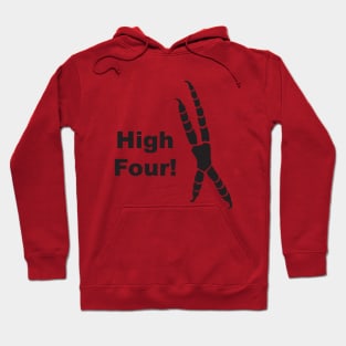 High Four Parrot Foot Hoodie